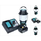 Makita DMR 056 RM1 Akku Radio 18 V FM DAB+ mit Laterne 360° Taschenlampe IP65 + 1x Akku 4,0 Ah + Ladegerät