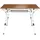 Tectake Campingtisch Klapptisch 90 x 52 x 47 cm Braun