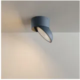 s.luce LED Aussen-Deckenleuchte Metall wetterfest IP65 drehbar 500 lm anthrazit