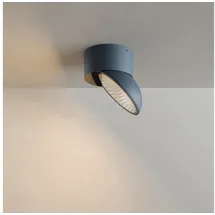 s.luce LED Aussen-Deckenleuchte Metall wetterfest IP65 drehbar 500 lm anthrazit