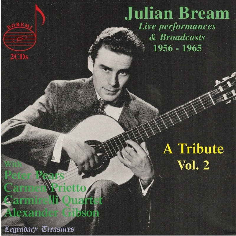 Julian Bream: Vol.2 - Bream.julian  Peter Pears  Carmirelli Quartet. (CD)