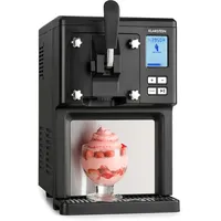 Klarstein Sweet Sundae Eiscrememaschine, Kompressor, 1,5l Edelstahl Schwarz