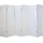 Homestyle4u 6-tlg Paravent in Weiß 264x175 cm