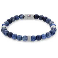 Tommy Hilfiger Armband aus Edelstahl mit Sodalithperlen 2790436 blau Größe One Size