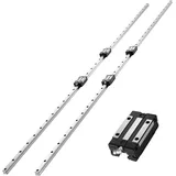 Vevor HGR20 Linearführungen 2000 mm 2er-Pack inkl. 4 Stk. Gleitblöcke