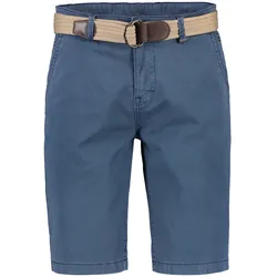 Bermudas LERROS "LERROS Chino-Bermuda für Herren", Herren, Gr. 6XL, blau (storm blau), 98% Baumwolle, 2% Elasthan, Hosen