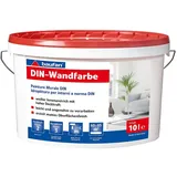 Baufan DIN-Wandfarbe Weiß 10 l