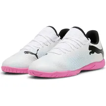 Puma Future 7 Play IT Jr. puma white/puma black/poison pink 37