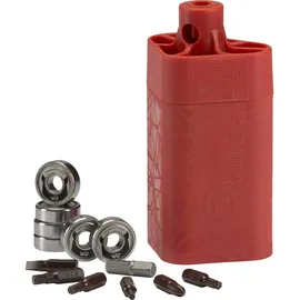 Powerslide ILQ7 608, 16-Pack- Inline, BLACK - grau