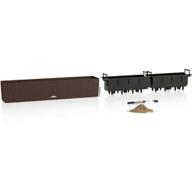 LECHUZA Balconera Cottage 100 99 x 19 x 19 cm Mokka