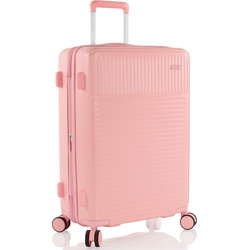 Hartschalen-Trolley HEYS "Pastel, 66 cm" Gr. B/H/T: 43 cm x 66 cm x 24 cm 70 l, pink (blush) Koffer Hartschalenkoffer