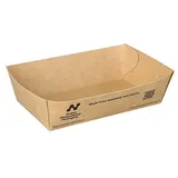 conpax Snacktrays Pappe 3,5 cm x 7 cm x 12 cm 140 St. Braun