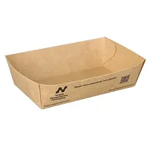 conpax Snacktrays Pappe 3,5 cm x 7 cm x 12 cm 140 St. Braun