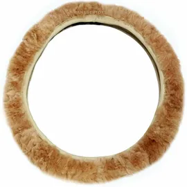 IWH Lenkradbezug (L x B x H) 350 x 350 x 40 mm Echtes Lammfell Beige 35 - 41cm