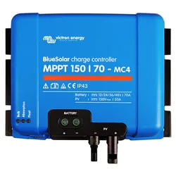 Victron BlueSolar MPPT 150/70-MC4- 0% MwST. (Angebot gemäß §12 USt Gesetz.)