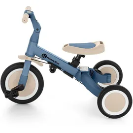 Petite&Mars Multifunktionales 5-in-1-Dreirad Turbo * Fahrrad * Dreirad * Laufrad * Rutschauto * Lauflernfahrzeug (Ocean Blue)