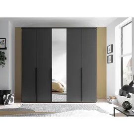 Pol-Power Kleiderschrank Kevo 225 x 225 x 52 cm Grau