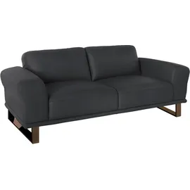 W.Schillig Couch 2,5-Sitzer schwarz