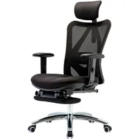 Mendler Bürostuhl HWC-J86, Schreibtischstuhl, ergonomisch, verstellbare Lordosenstütze 150kg belastbar