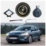 Notrad 16" kompatibel mit Ford Focus (2018>) mit Wagenheber, Schlüssel und Tasche 125/85R16