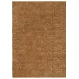 vidaXL Schlingenteppich Handgefertigt 80x160 cm Jute und Baumwolle