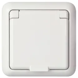 ELSO Steckdose 225044 16A komplett IP44 FASHION rw