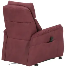 Hukla Relaxsessel Pascal Mikrofaser 77 x 102 x 90 cm Rot elektrisch