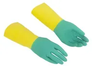 Vileda Professionell HeavyWeight Latexhandschuhe, grün 174307 , 1 Paar, Größe L