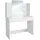 Tectake tectake® Schminktisch, im modernen Look, breite, unterteilte Schublade, 4 seitliche Fächer, 100 x 40 x 139,5 cm