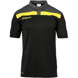 uhlsport Offense 23 Poloshirt schwarz/anthrazit/limonengel XL
