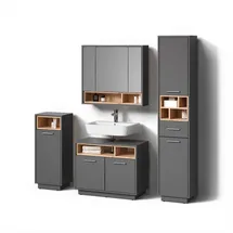 livinity Temo 4-tlg. Anthrazit/Sonoma