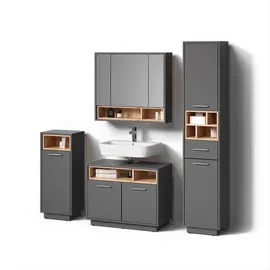 livinity Temo 4-tlg. Anthrazit/Sonoma