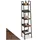 Tectake Leiterregal 35,5 x 31,5 x 170,5 cm Braun