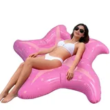 Luftmatratze Pool Spaß, Sternförmige Hängematte Pool Floats, Luftmatratze Wasser Hängematte, PVC Wasser Hängematten Lounge, Aufblasbare Wasserhängematte Erwachsene Und Kinder