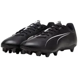 Puma Ultra 5 Play FG/AG Soccer Shoe, Black White, 40 EU