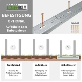 Trutzholm Fahrradständer grau