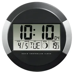 Hama PP-245 - Uhr - elektronisch - Schreibtisch, geeignet für Wandmontage