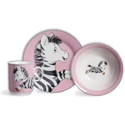 Ritzenhoff & Breker Happy Zoo Kindergeschirr 3er Set Zebra 