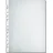 Herlitz Prospekthüllen DIN A4 transparent genarbt 0,08 mm, 100 St.