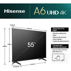 Hisense 55A6N 55 Zoll UHD LED 4K TV