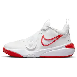 Nike Team Hustle D 11 Basketballschuhe Kinder 102 summit white/track red-white 38.5