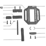 PROXXON 20392-12 Zylinderkopfschraube für Maschinenschraubstock PRIMUS 75