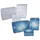 Riffelmacher & Weinberger Riffelmacher Gebäckdosen 3er Set Blau mit Sternen & Schneeflocken | 2 Motive Sortiert | Metall Dosen rechteckig bis 28x18 cm | Keksdose Weihnachten | 11566