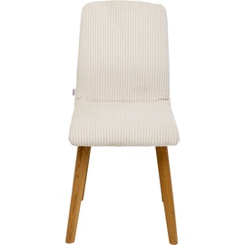 Kare 2er Set KARE DESIGN Stuhl Lara Cord Beige Creme