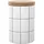 Intirilife Vorratsdose Keramik weiß 10 x 13,5 cm 0,7 l