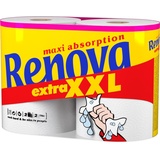 Renova Küchenrollen Maxi Absorption Extra XXL 2 Rollen Standard XXL Papier FSC zertifiziert