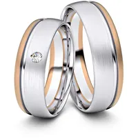 Trauringe Chemnitz 333er Weifl-/Rotgold - 4534