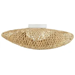 Licht-Erlebnisse Deckenlampe SLISALL Naturholz Bambus 1x E27 bis 25W LE116818