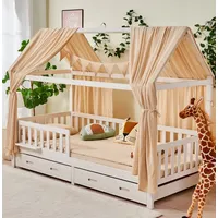 ALAVYA HOME ALAVYA HOME® 3-TLG Hausbett Deko Set mit
