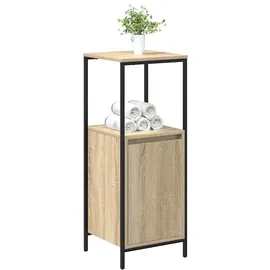 vidaXL Badschrank mit Regalen Sonoma-Eiche 36x35x95 cm